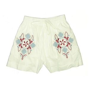 Embroidered Cotton Women's Shorts